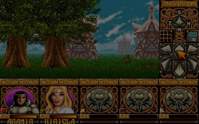 Ishar - Legend of the Fortress atari screenshot